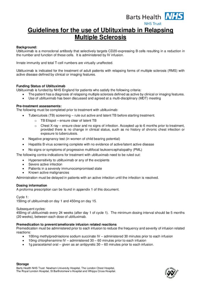 2025 01 Guidelines for the use of Ublituximab (1)